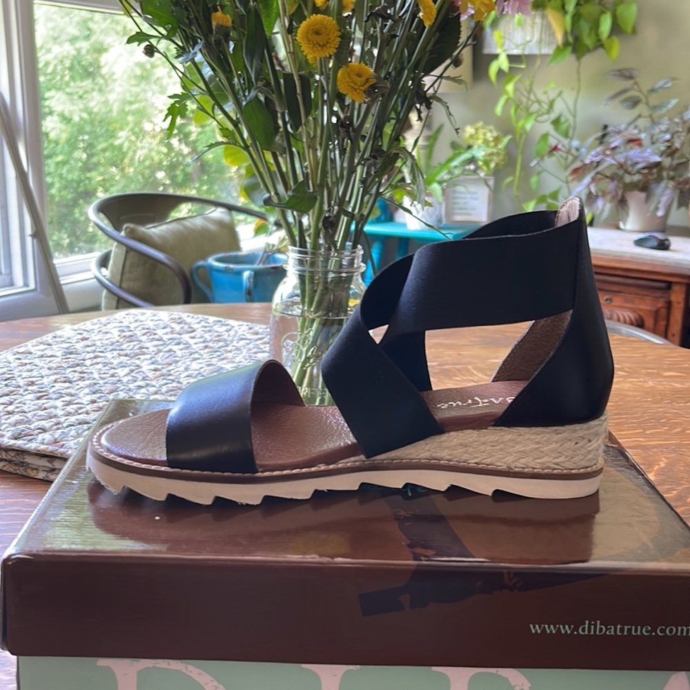 Dibatrue black sandals
